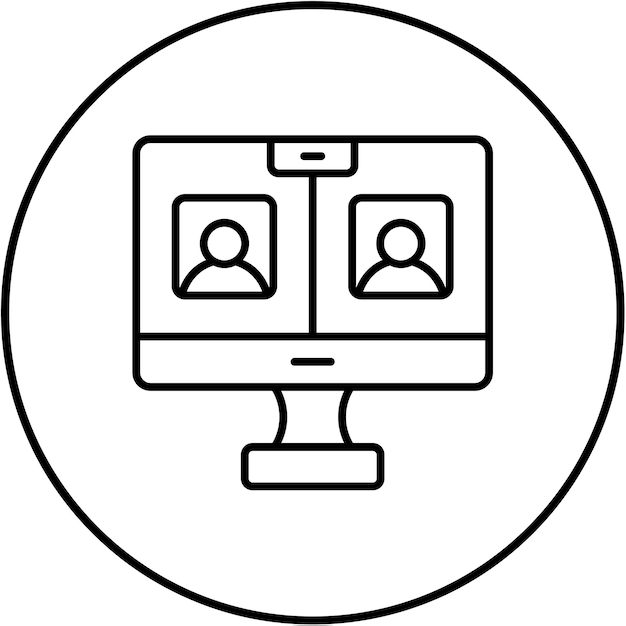 Iconos de reuniones en línea