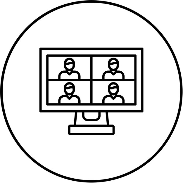 Iconos de reuniones en línea