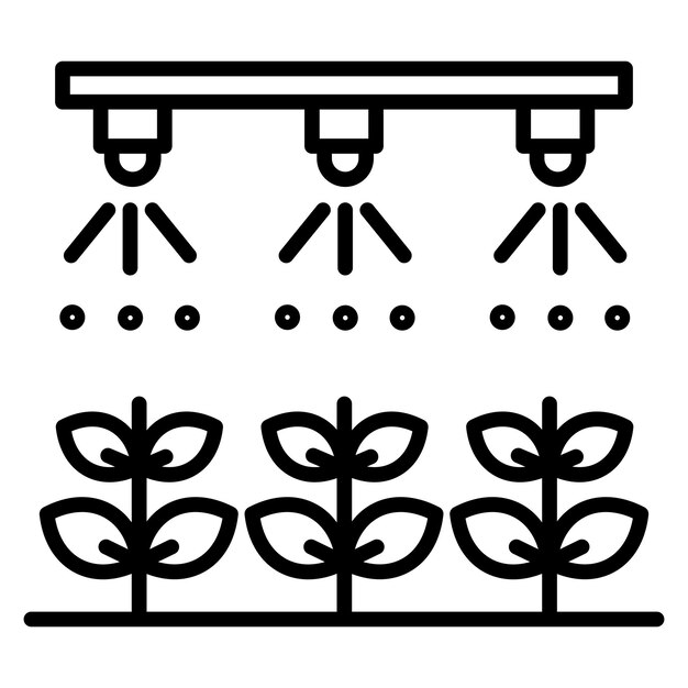 Iconos de riego