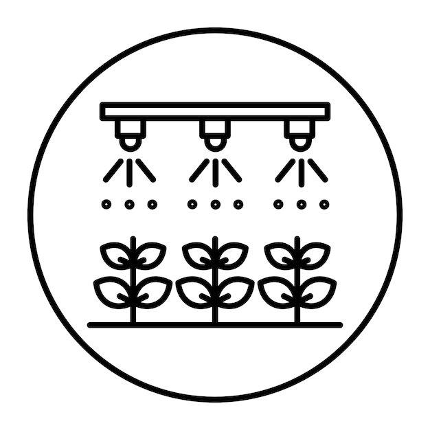 Iconos de riego