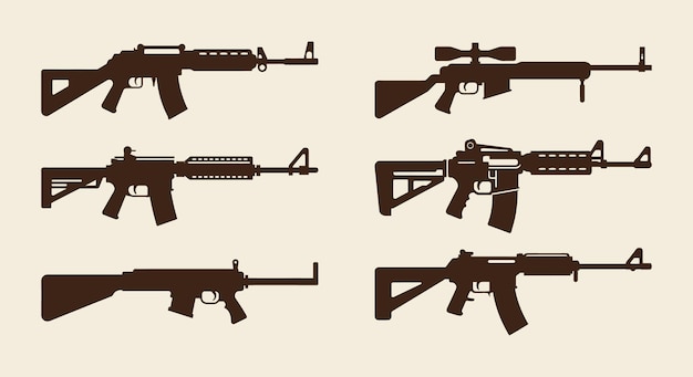 Íconos del rifle del Arsenal de Gun Enthusiast