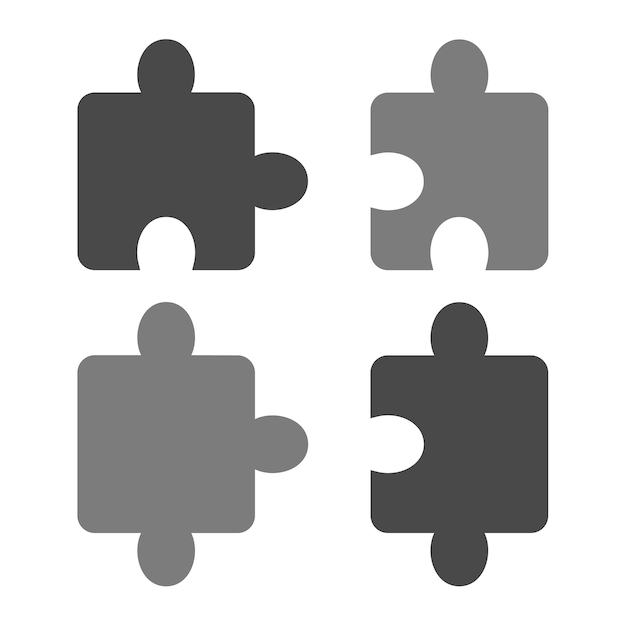 Iconos de rompecabezas