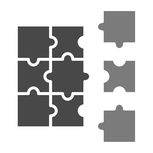 Iconos de rompecabezas