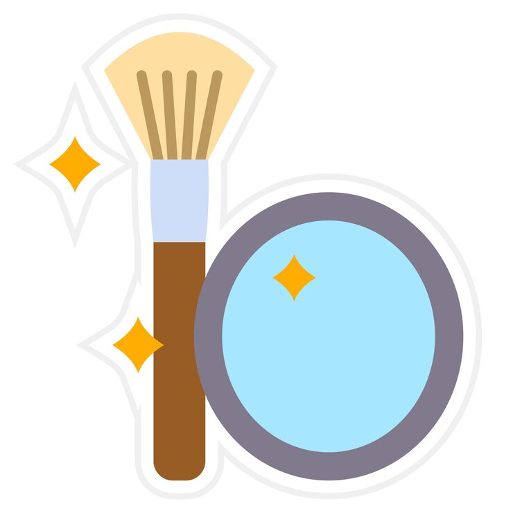 Vector iconos de rubor