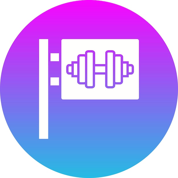 Iconos de las salas de gimnasio