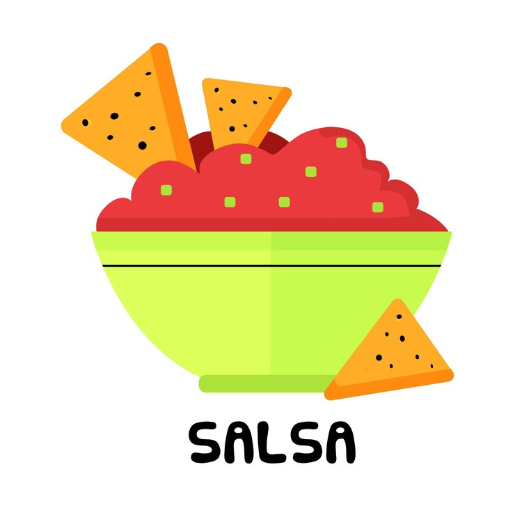 Vector iconos de salsa clipart avatar logotipo ilustración vectorial aislada
