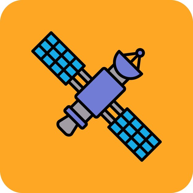 Iconos de satélites espaciales