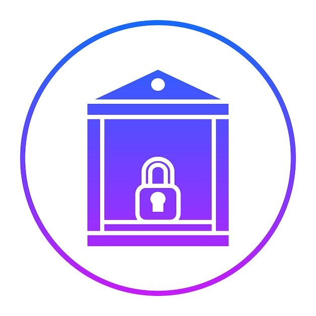 Iconos de seguridad del banco