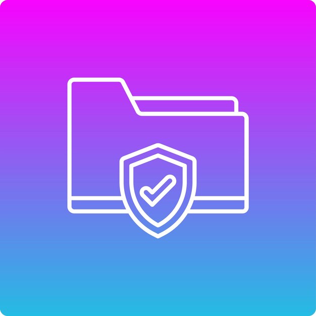 Iconos de seguridad de datos
