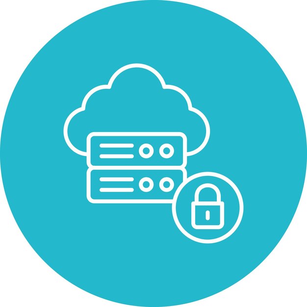 Iconos de seguridad de datos