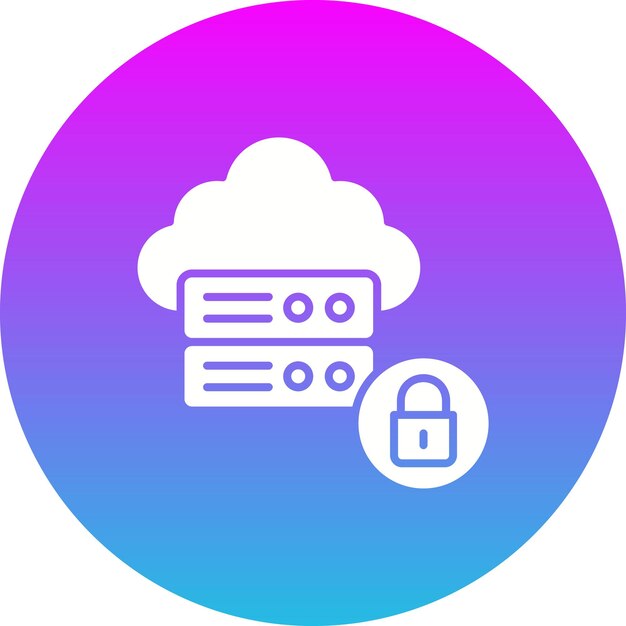 Iconos de seguridad de datos