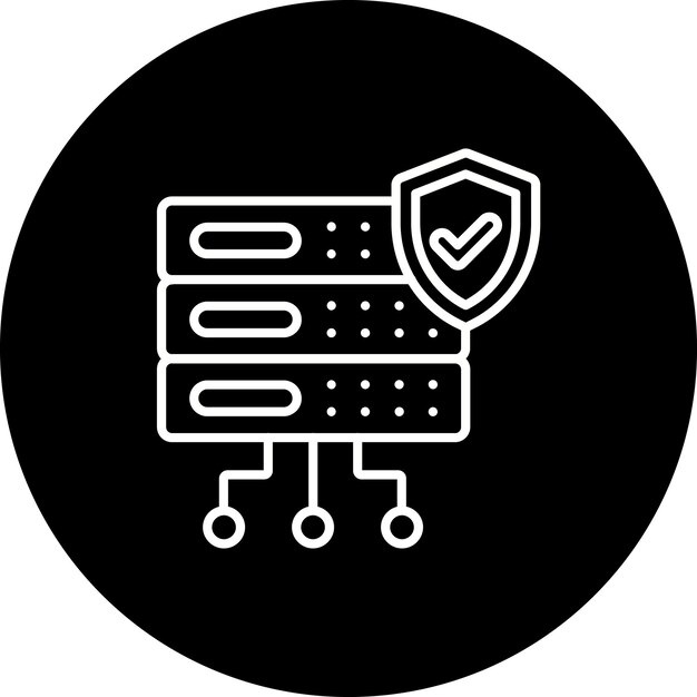 Iconos de seguridad de datos
