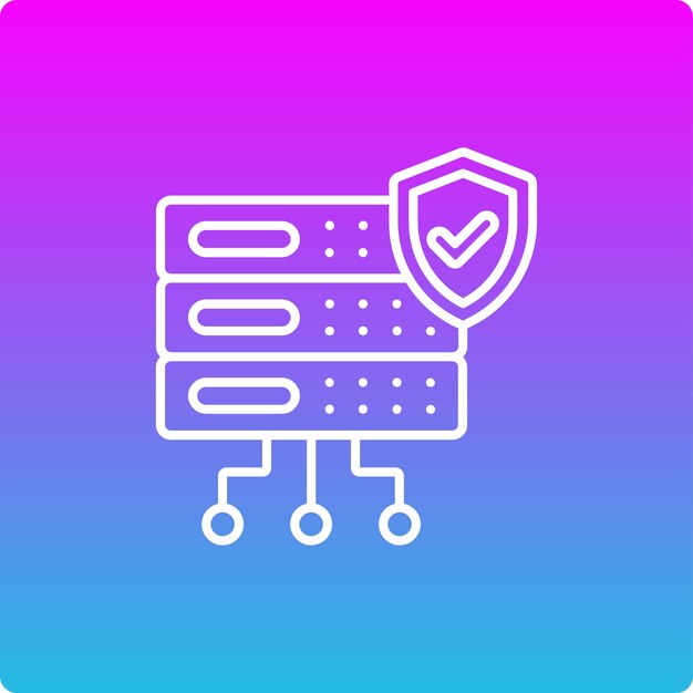 Iconos de seguridad de datos