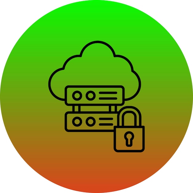 Iconos de seguridad de datos