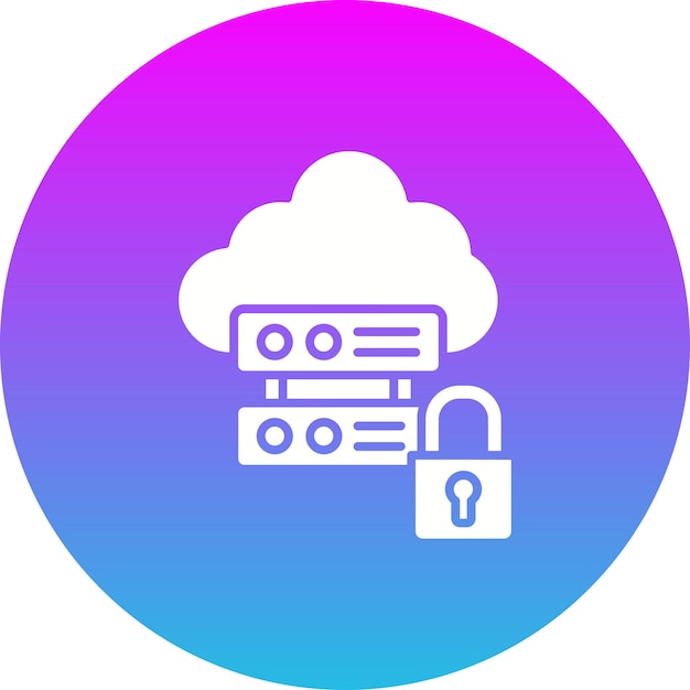 Iconos de seguridad de datos