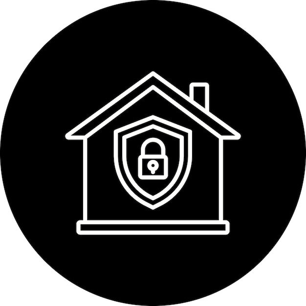 Iconos de seguridad en el hogar