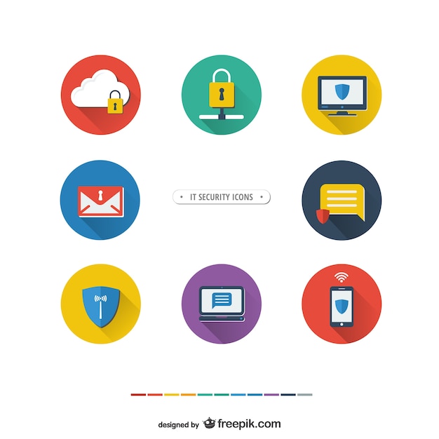 Iconos de seguridad informática