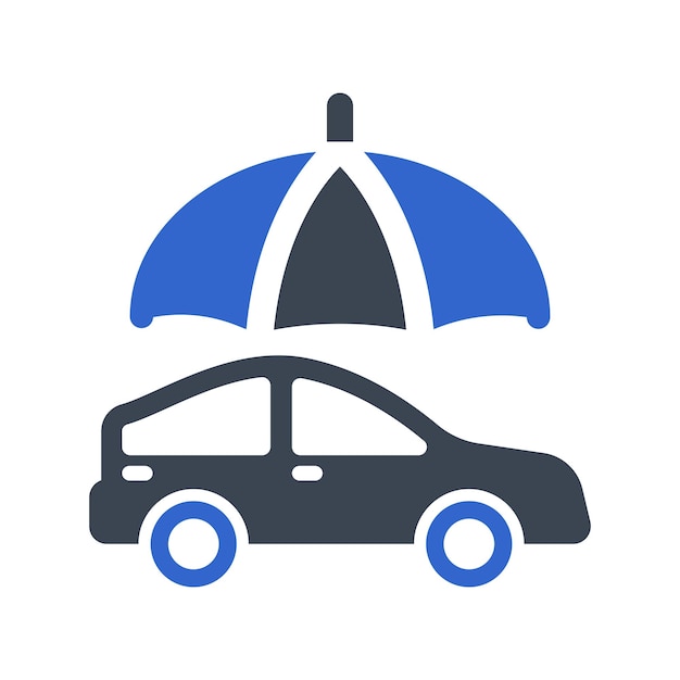 Iconos de seguros de automóviles