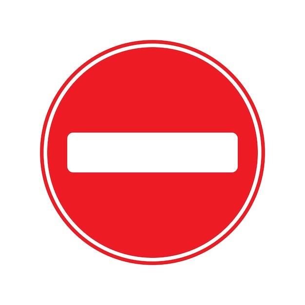 Vector iconos de señales de tráfico