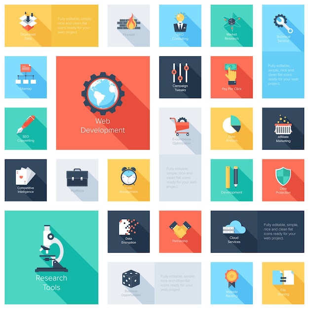 Iconos de SEO
