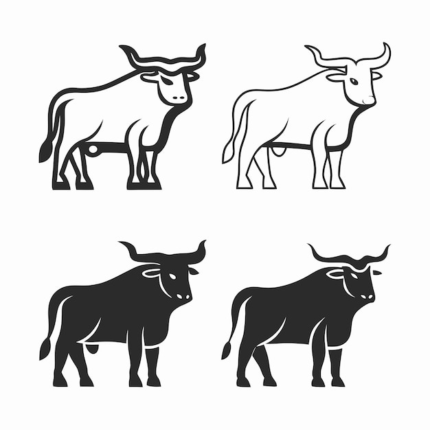 Iconos y siluetas de toros
