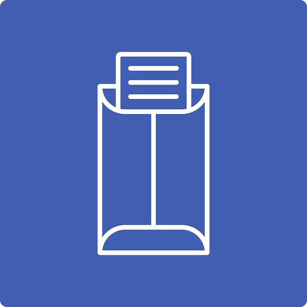 Iconos de sobre largos