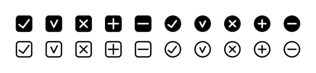 Iconos de tamaño de pantalla Expandir el símbolo del monitor Íconos de pantalla completa Zoom completo Signo aislado vectorial
