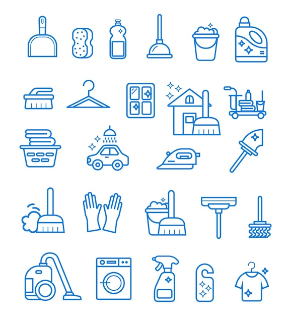 Iconos de las tareas domésticas