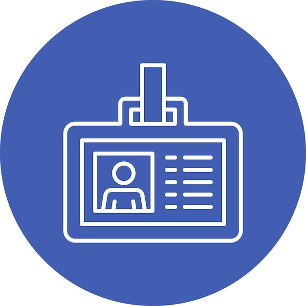 Iconos de la tarjeta de identificación