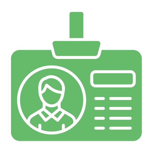 Iconos de la tarjeta de identificación