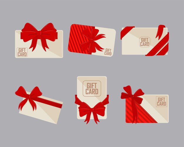 Iconos de tarjetas de regalo