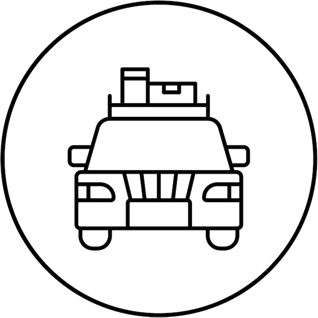 Iconos de taxis y taxis