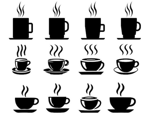 Iconos de la taza de café