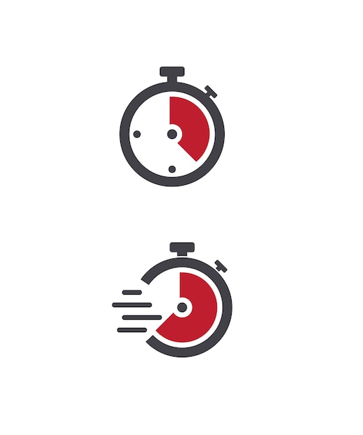Iconos de temporizador y cronómetro