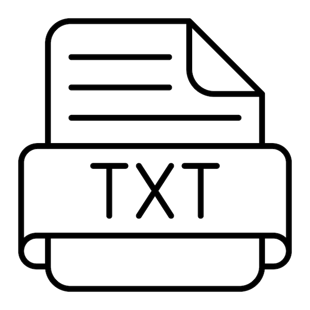 Vector iconos de texto