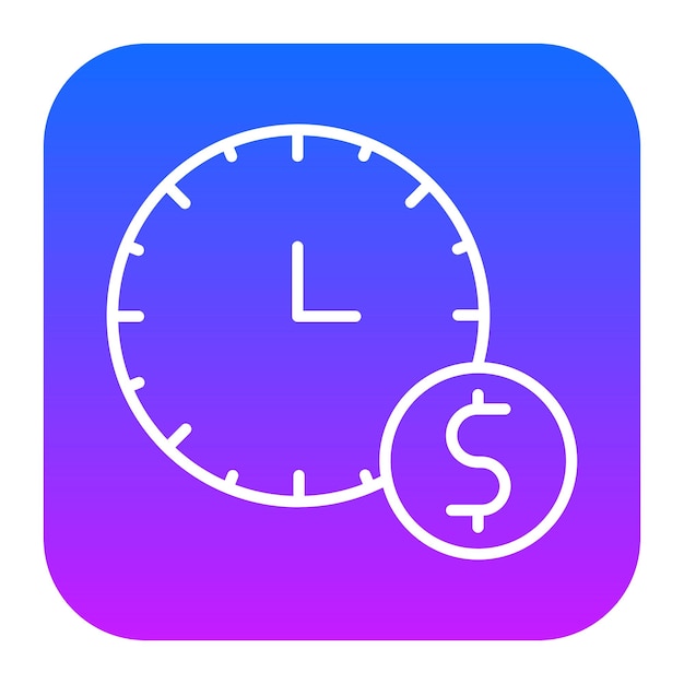 Iconos de tiempo de inversión