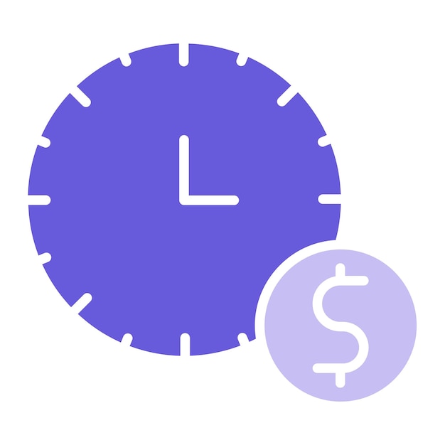 Iconos de tiempo de inversión