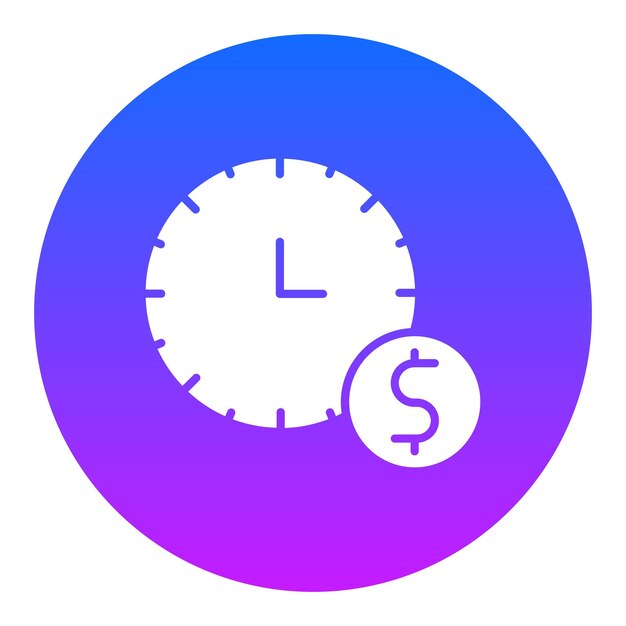 Iconos de tiempo de inversión