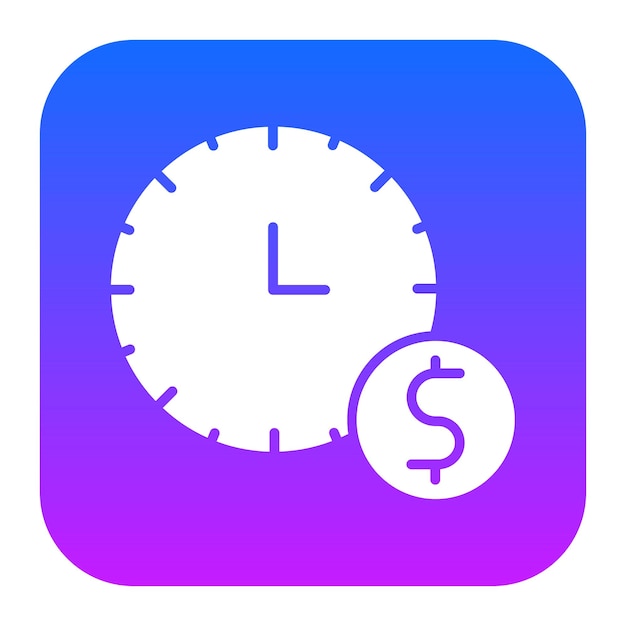 Iconos de tiempo de inversión