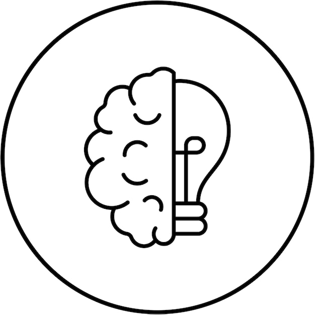 Iconos de tormenta de ideas