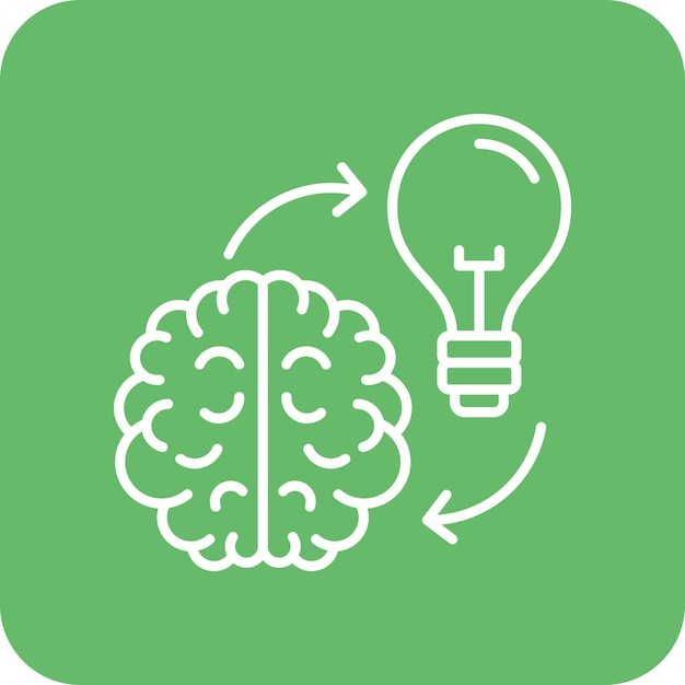 Iconos de tormenta de ideas