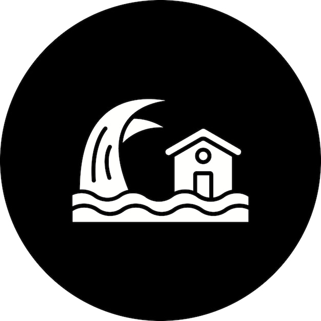 Iconos de los tsunamis