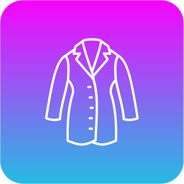 Iconos uniformes de laboratorio