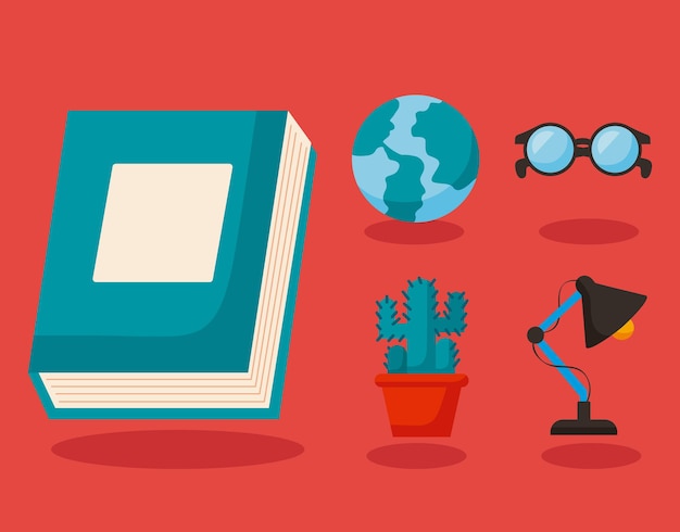 Iconos del universo de cinco libros