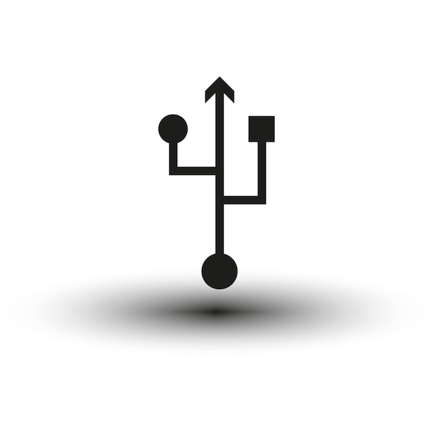 Iconos de USB Ilustración vectorial EPS 10