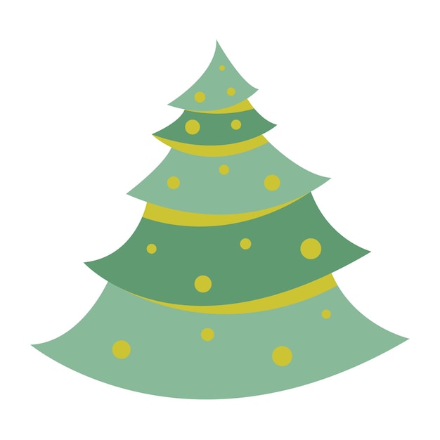 Iconos de vacaciones de árbol de Navidad iconos vectoriales para negocios y vacaciones de Navidad icono de elemento de Navidad