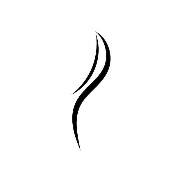 Iconos de vapor de humo Ilustración del logotipo aislado en fondo blanco Iconos del olor de vaporización Icones de la línea vectorial Icono de olor de olor caliente o de vapor de cocina Símbolos de olor o vapor