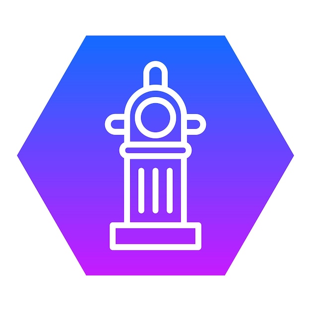 Iconos del vector de la boca de incendios