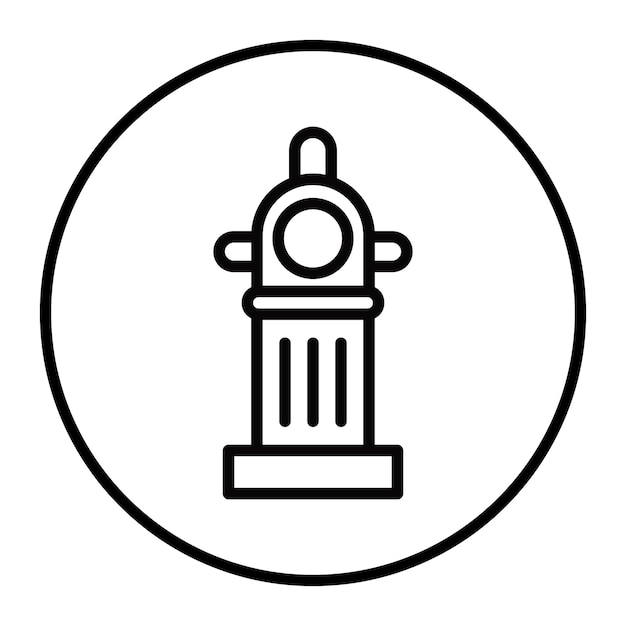 Iconos del vector de la boca de incendios