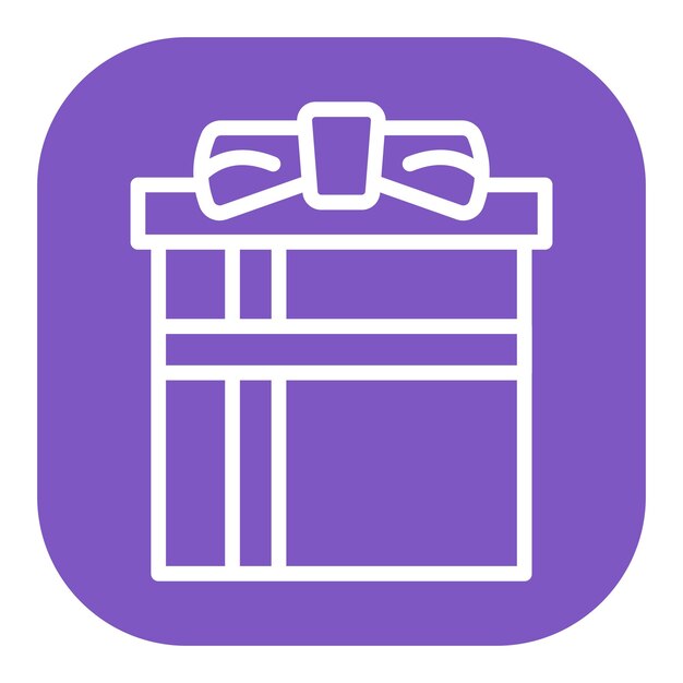 Iconos del vector de la caja de regalos
